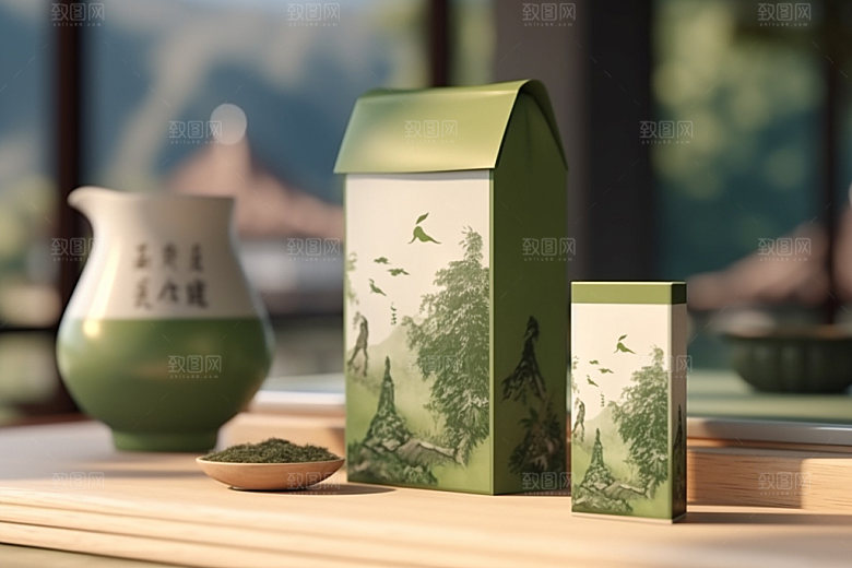 茶叶包装中式包装设计模型