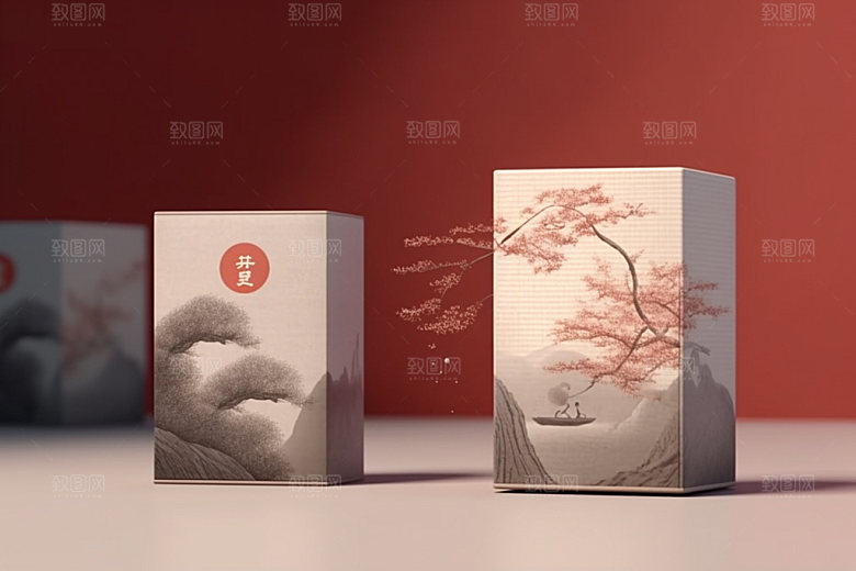 茶叶包装3D包装设计模型