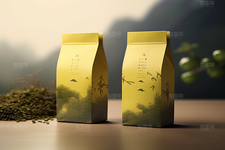 茶叶包装茶叶罐传统模型