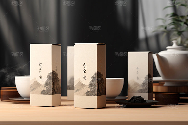 茶叶包装传统包装设计模型