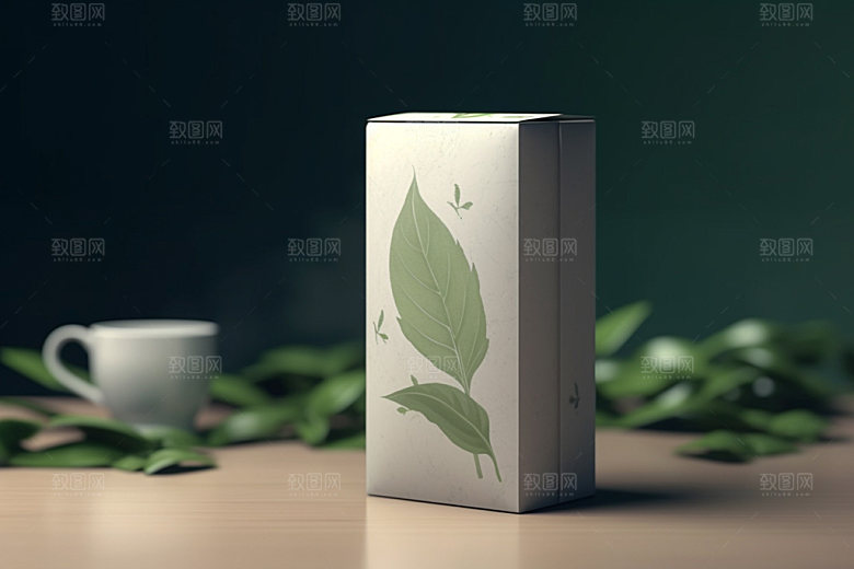 茶叶包装中式立体模型