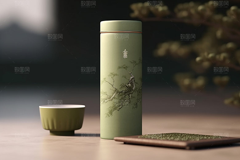 茶叶包装茶叶罐包装设计模型