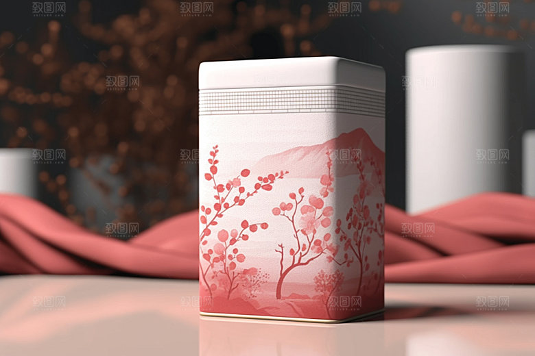 茶叶包装立体传统模型