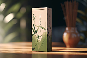 茶叶包装传统中国风模型