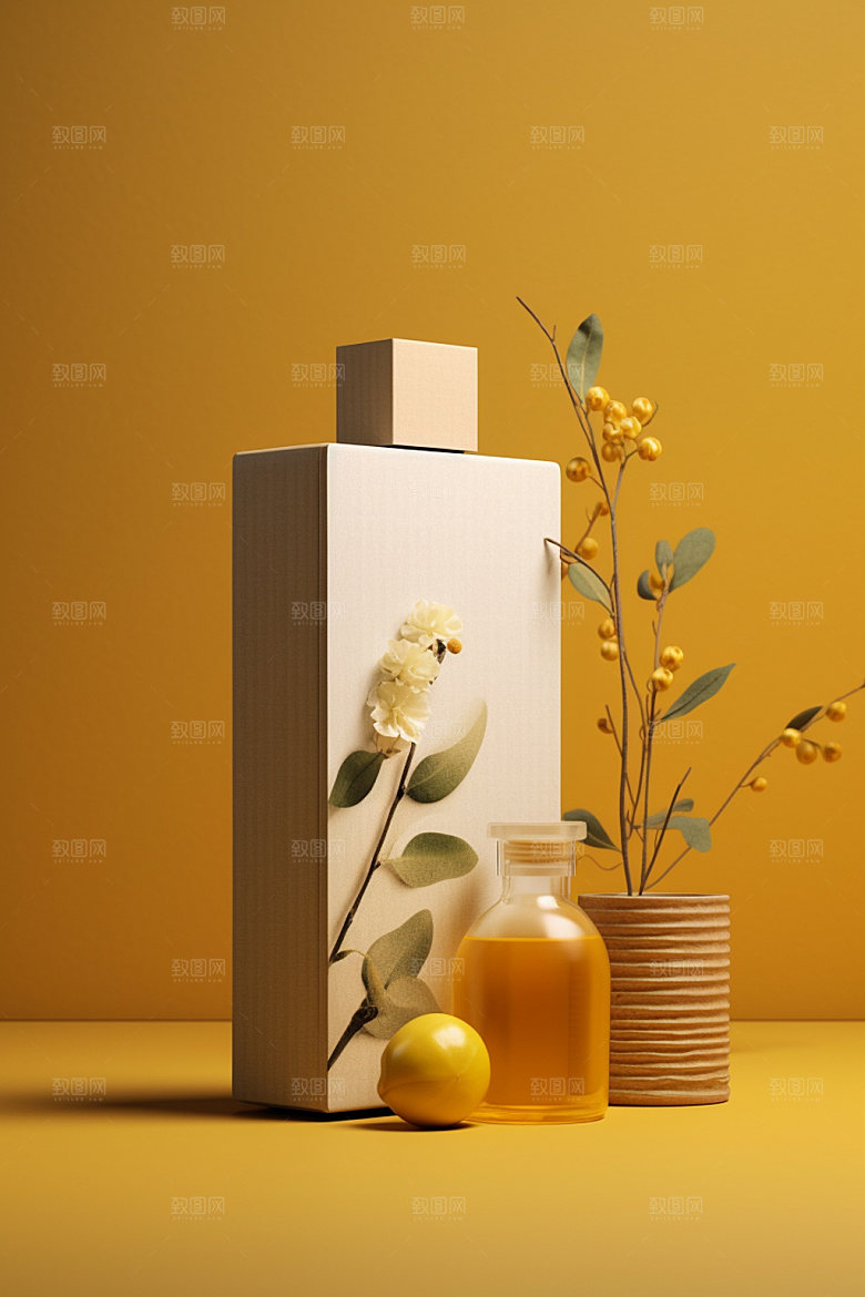 茶叶包装立体茶叶罐模型