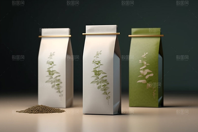 茶叶包装中式茶叶罐模型