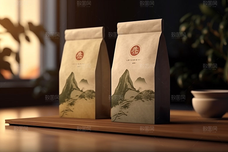 茶叶包装茶叶罐包装设计模型