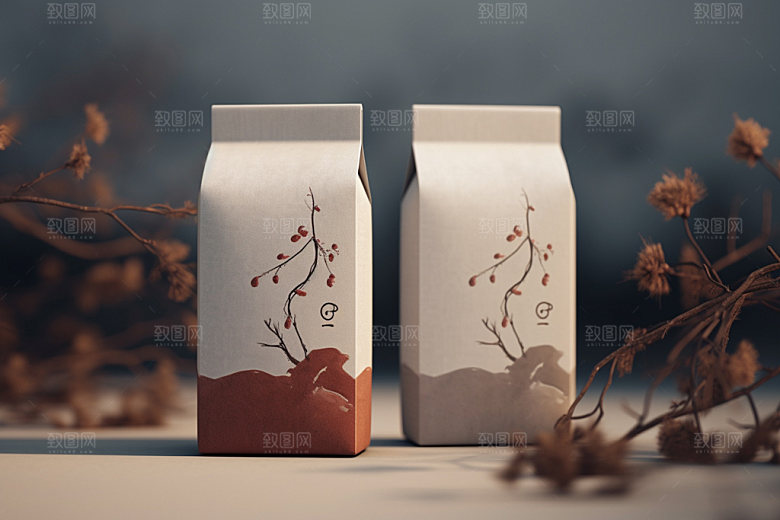 茶叶包装中式3D模型