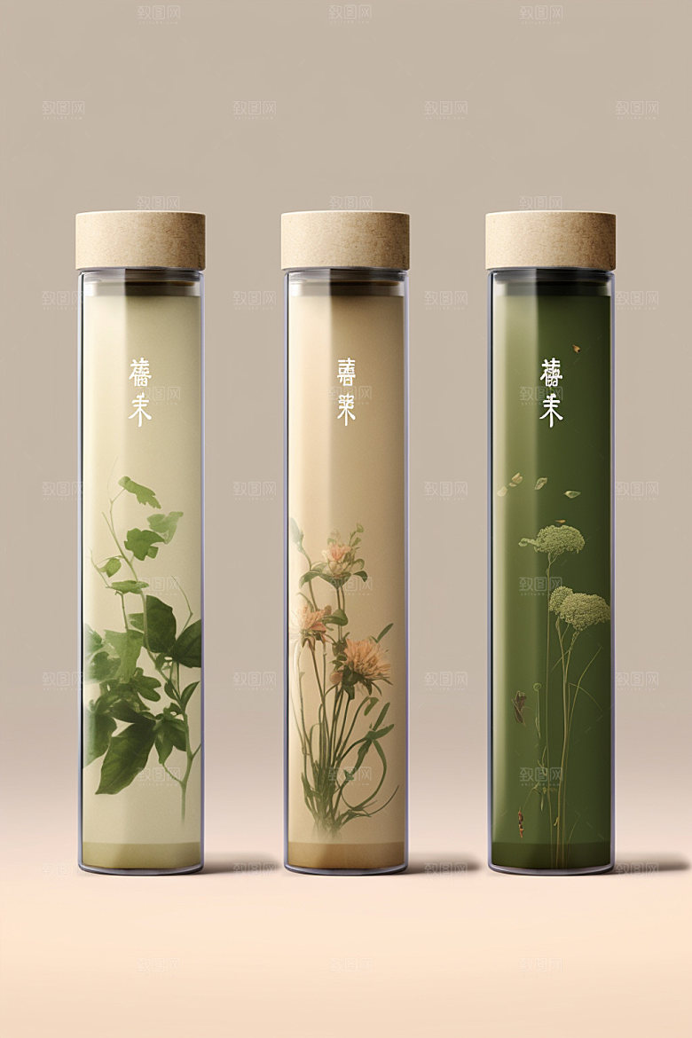 茶叶包装中国风传统模型