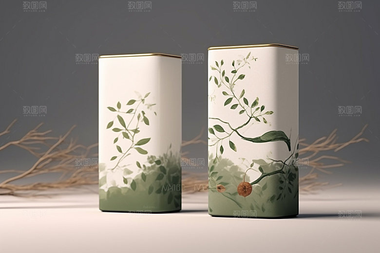 茶叶包装3D立体模型