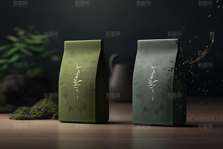 茶叶包装立体3D模型