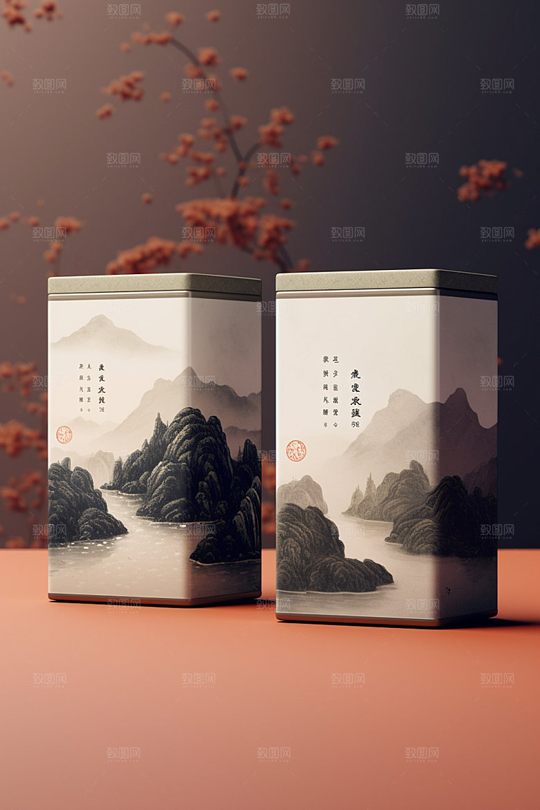 茶叶包装3D包装设计模型