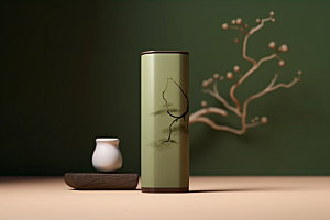 茶叶包装包装设计茶叶罐模型