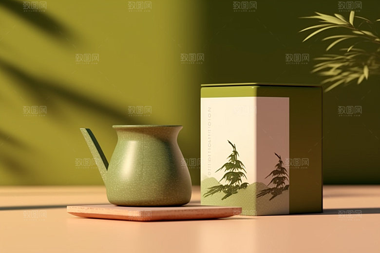 茶叶包装3D立体模型