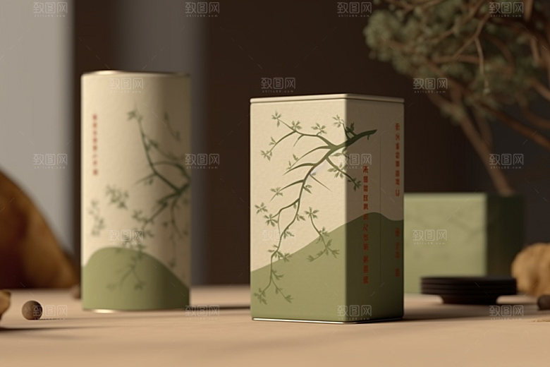 茶叶包装立体包装设计模型