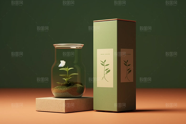 茶叶包装3D中国风模型