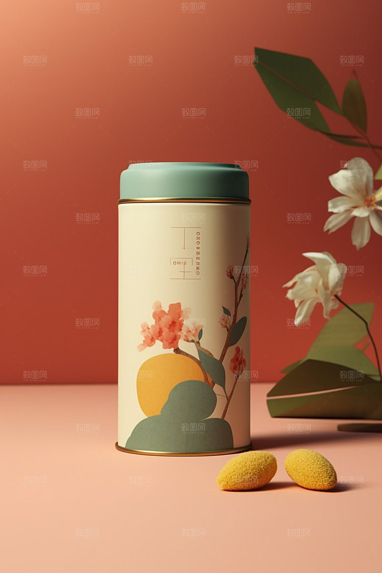 茶叶包装传统中式模型