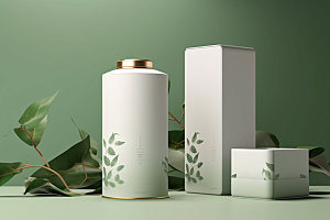 茶叶包装传统茶叶罐模型