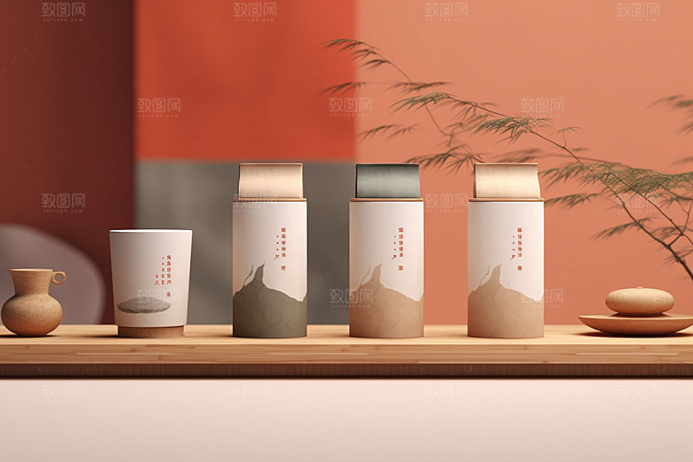 茶叶包装3D立体模型