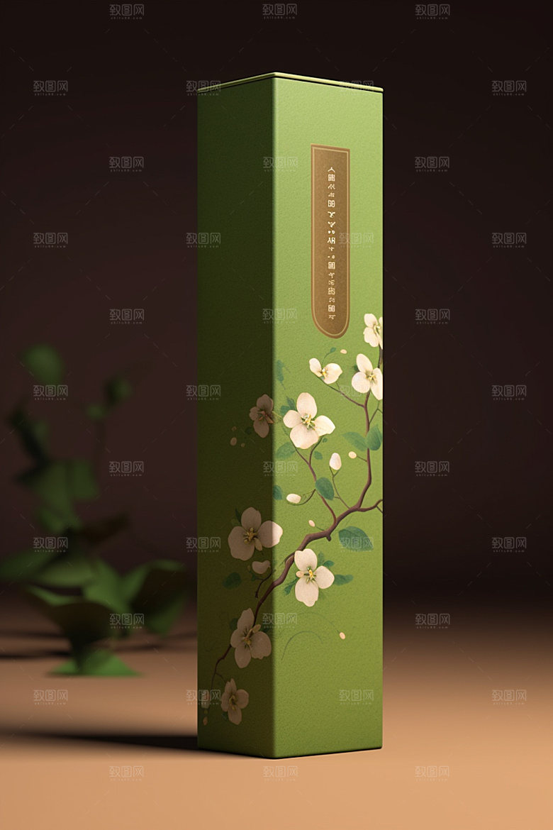 茶叶包装包装设计中国风模型
