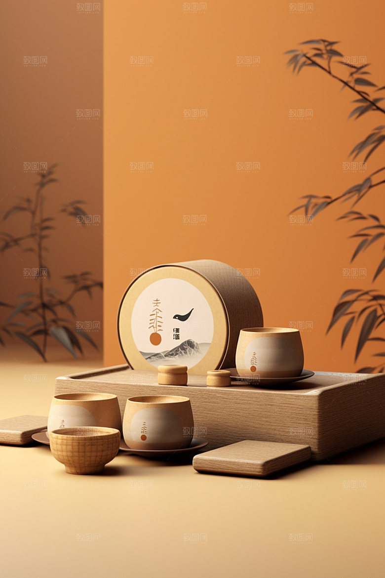 茶叶包装传统包装设计模型