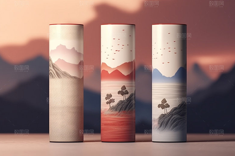 茶叶包装茶叶罐3D模型