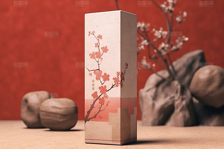 茶叶包装中国风包装设计模型