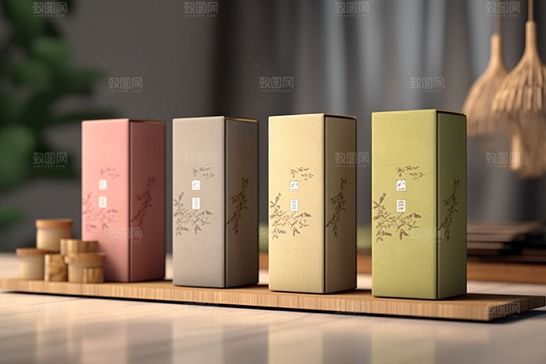茶叶包装包装设计传统模型