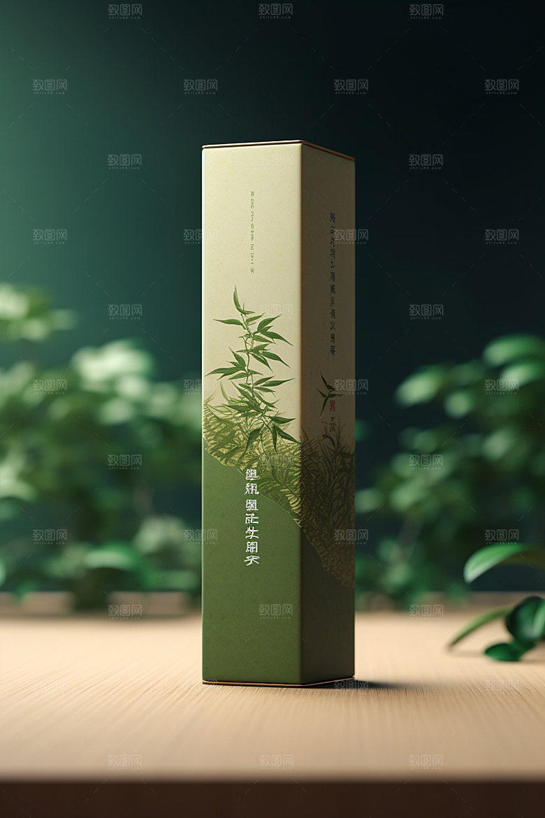 茶叶包装中国风茶叶罐模型