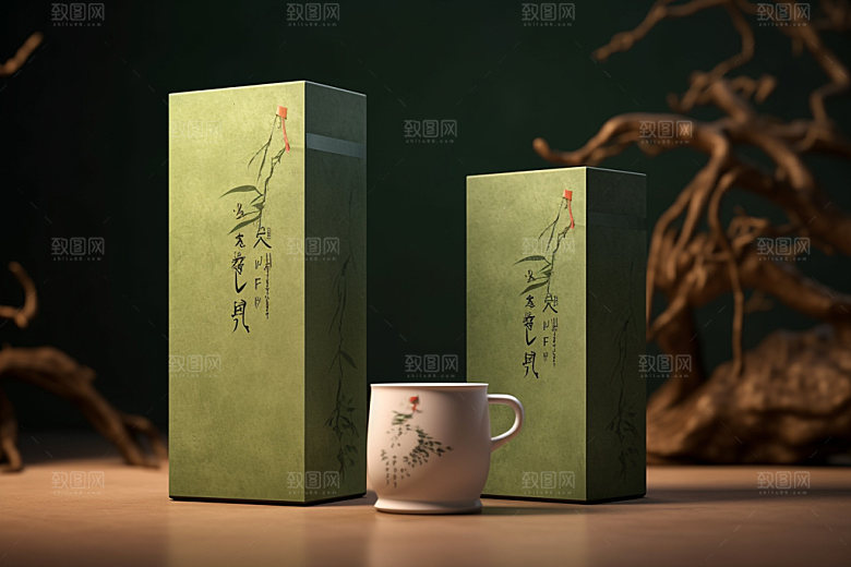 茶叶包装茶叶罐3D模型
