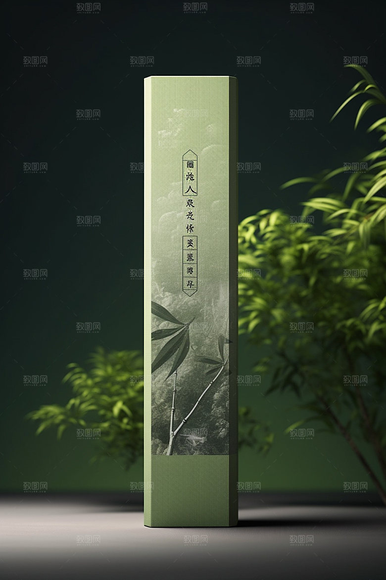 茶叶包装包装设计中国风模型