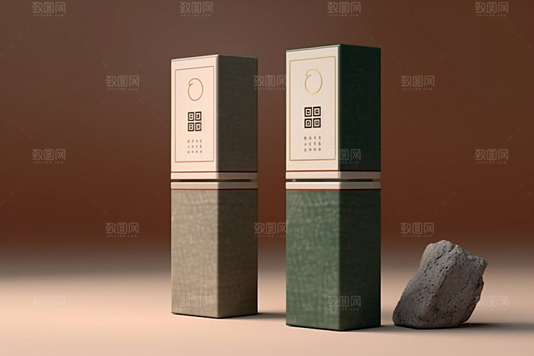 茶叶包装3D传统模型