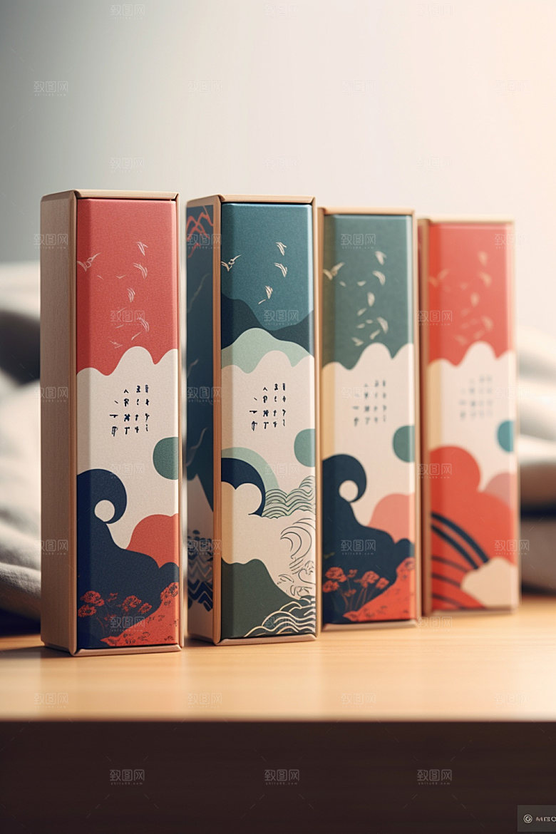 茶叶包装中式传统模型