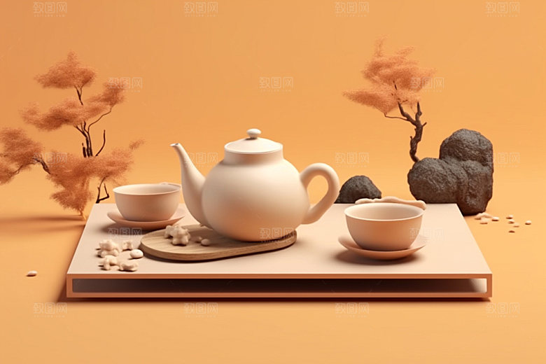 茶叶包装茶叶罐包装设计模型