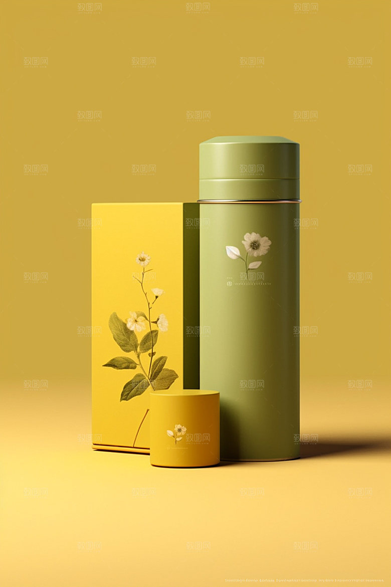 茶叶包装包装设计中国风模型