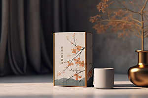 茶叶包装传统立体模型