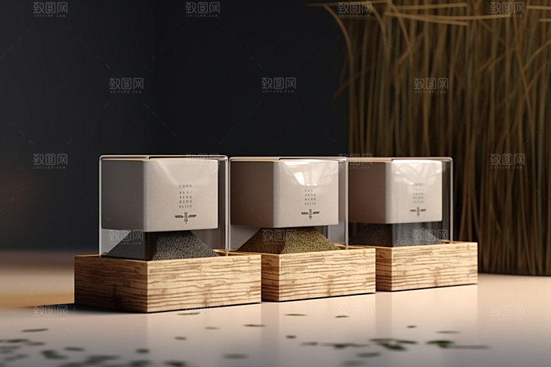 茶叶包装3D传统模型