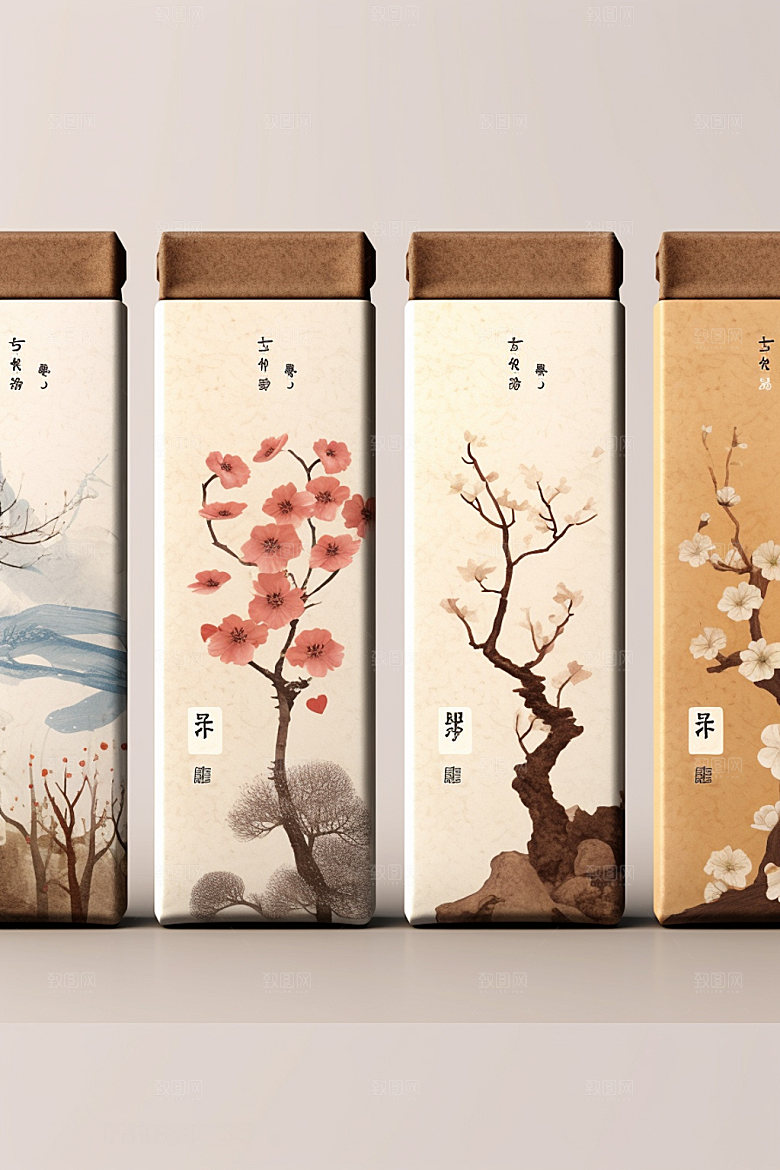 茶叶包装立体传统模型