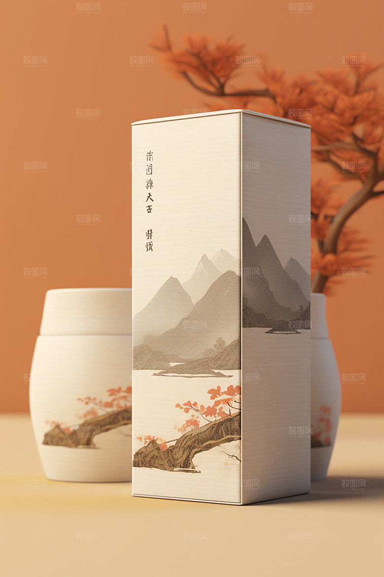 茶叶包装立体包装设计模型