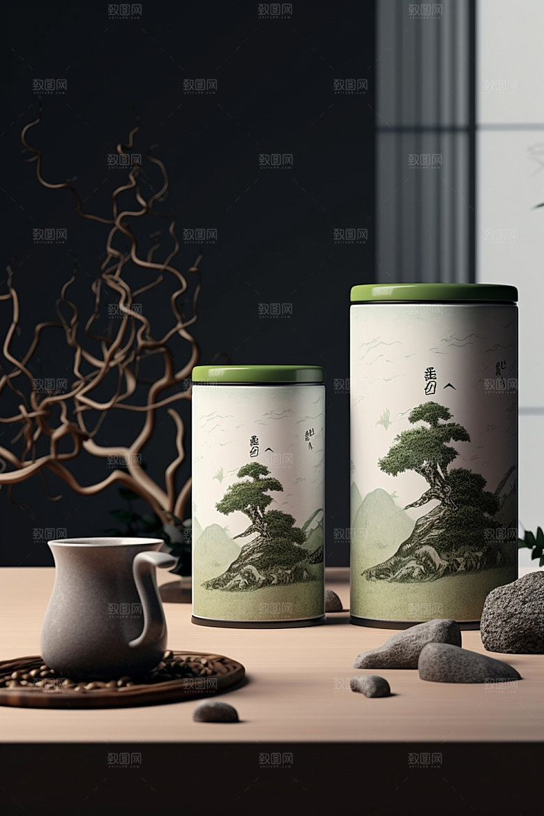 茶叶包装3D包装设计模型