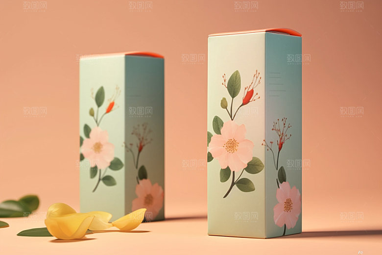 茶叶包装立体中国风模型