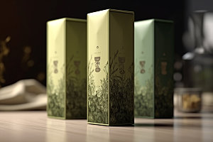 茶叶包装传统中国风模型
