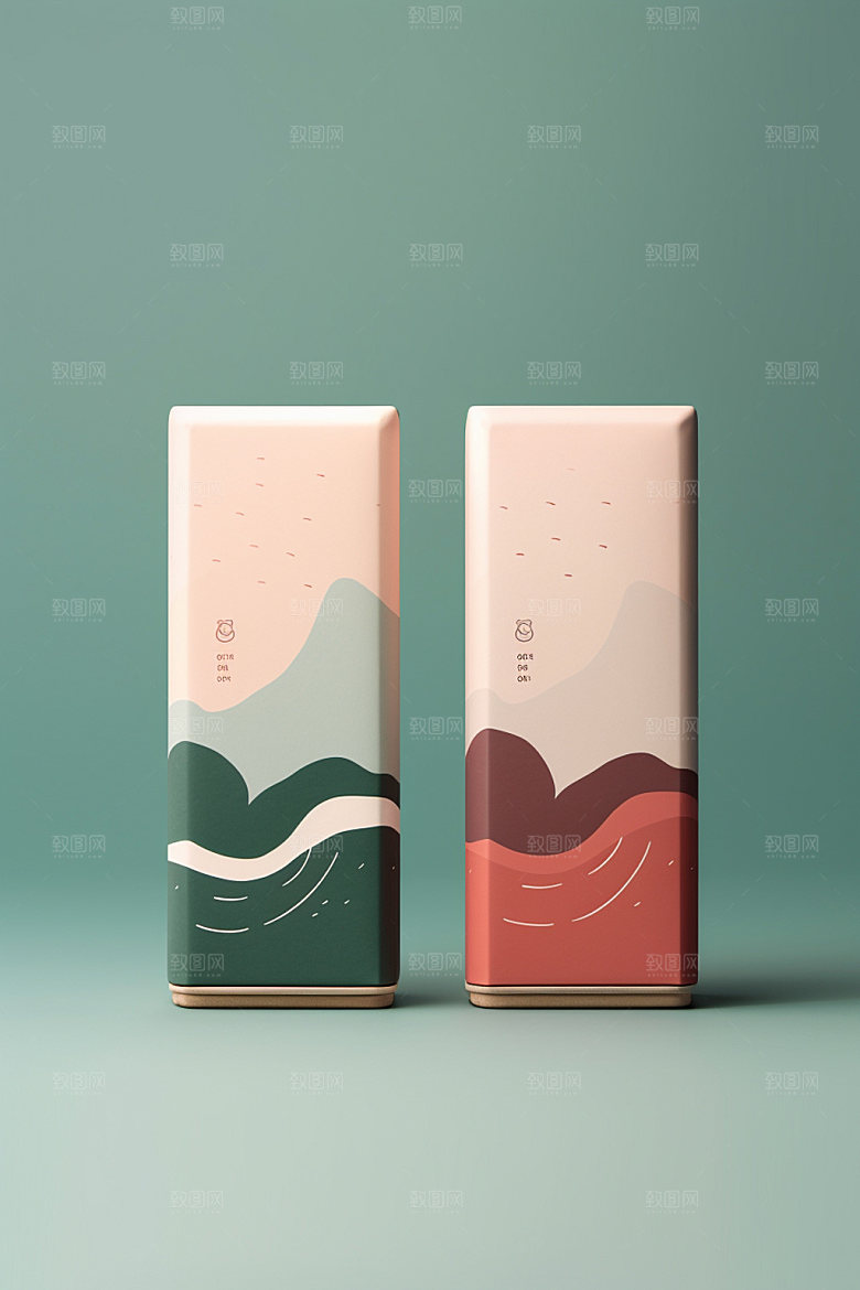 茶叶包装传统中式模型