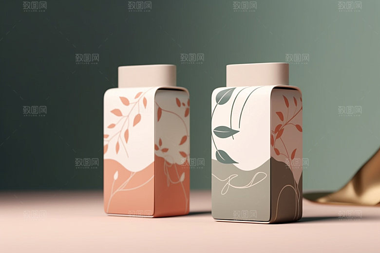 茶叶包装中国风茶叶罐模型