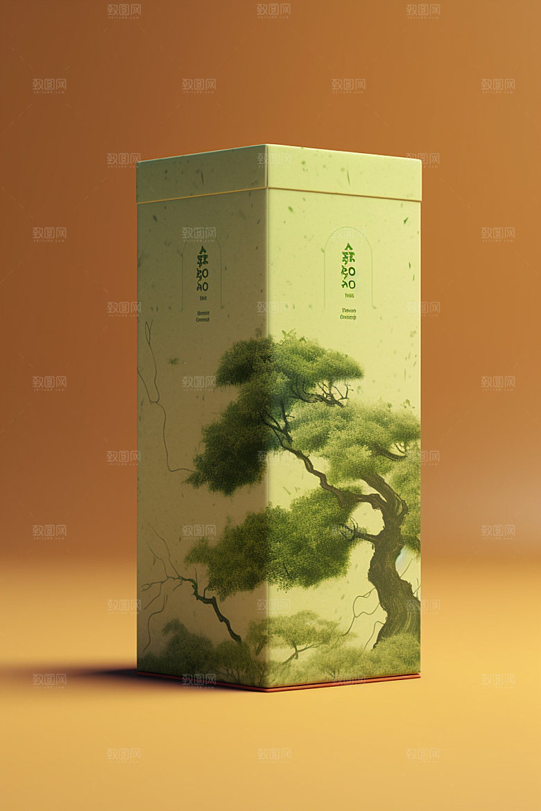 茶叶包装中式包装设计模型