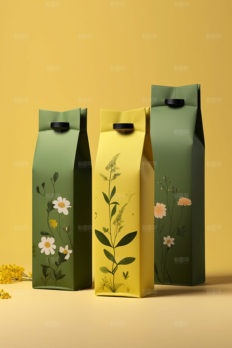 茶叶包装中国风包装设计模型