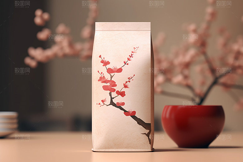 茶叶包装传统茶叶罐模型