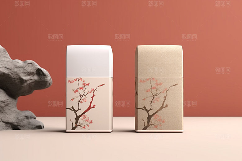 茶叶包装包装设计茶叶罐模型