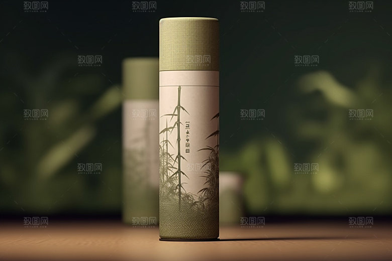 茶叶包装传统中国风模型