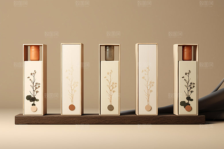 茶叶包装中国风传统模型